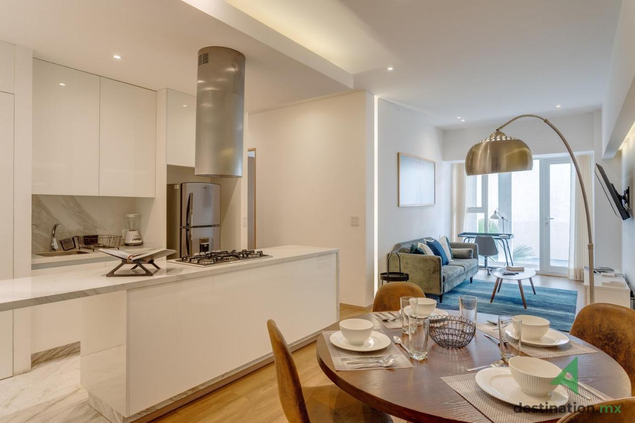 Lovely & Spacious Apartment With Pool & Gym In La Condesa - Icon Kota Meksiko Bagian luar foto