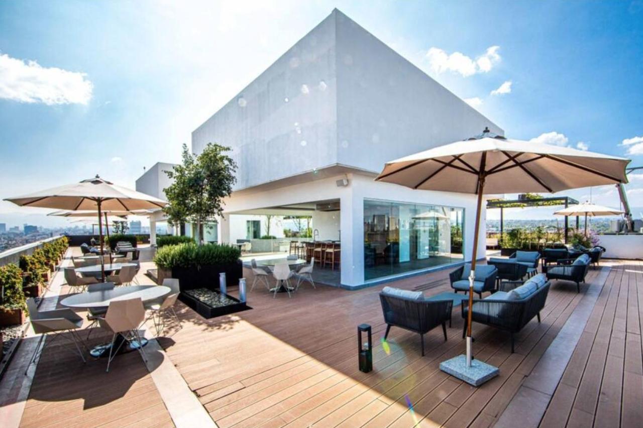 Lovely & Spacious Apartment With Pool & Gym In La Condesa - Icon Kota Meksiko Bagian luar foto